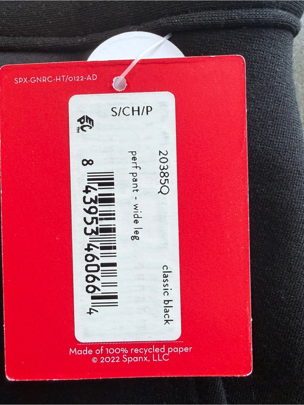 NWT SPANX Perfect Fit Black High-Rise Wide-Leg Pant Trousers S petite chic - Picture 5 of 12